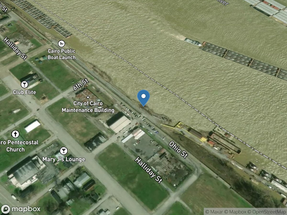 Ohio River at Cairo, IL (corps) location