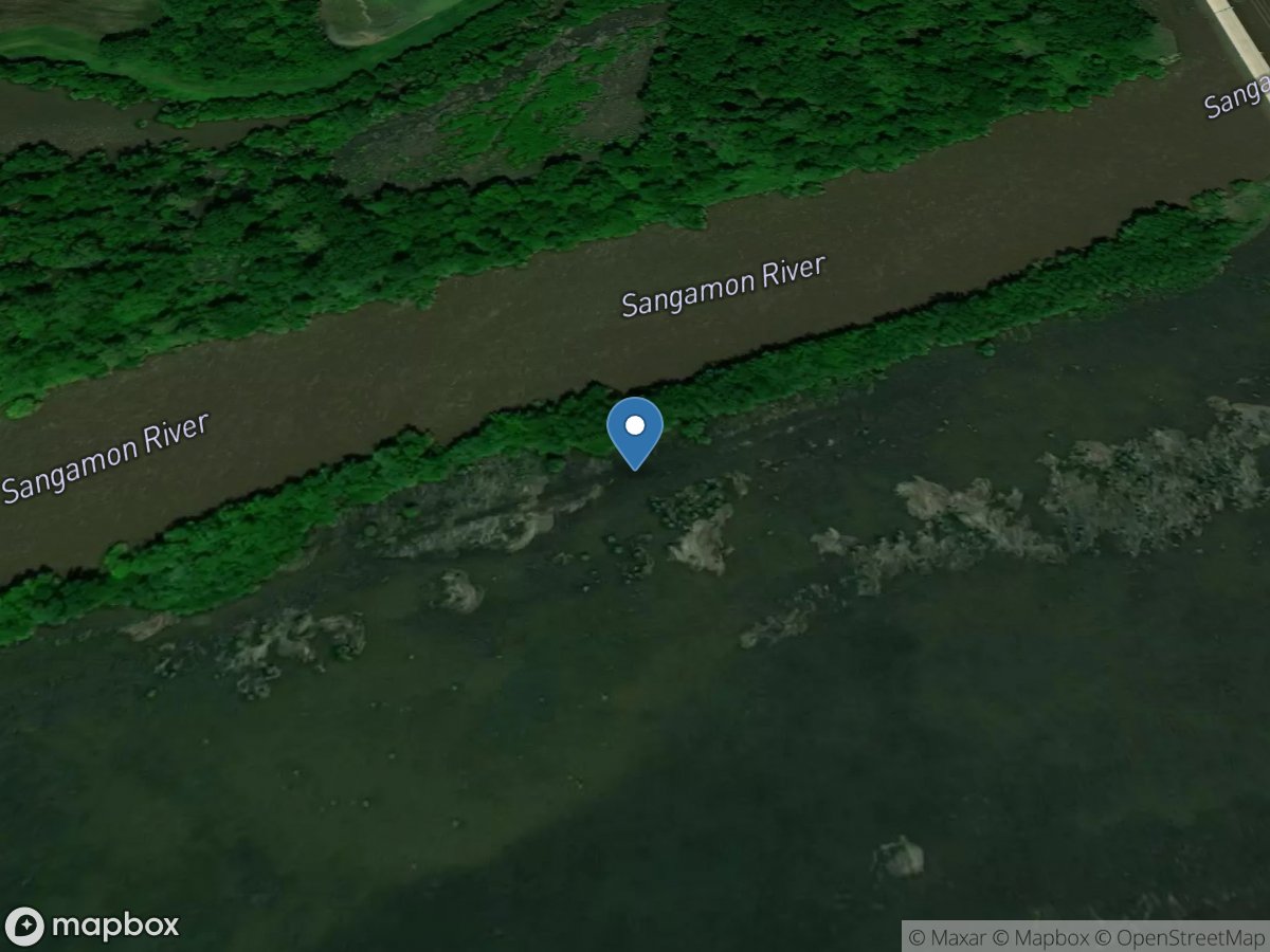 Sangamon River near Chandlerville, IL (corps) location