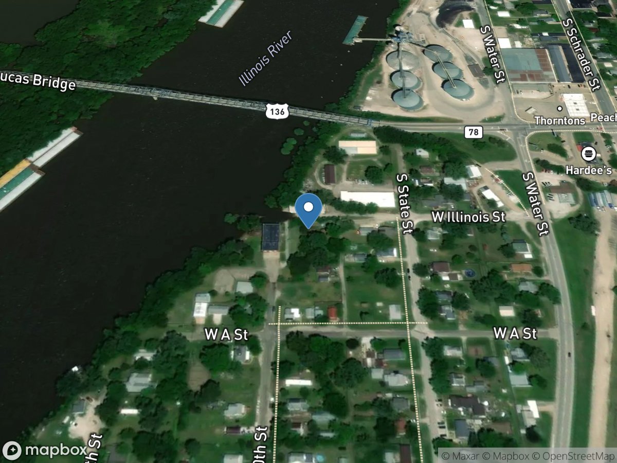 Illinois River near Havana, IL (corps) location