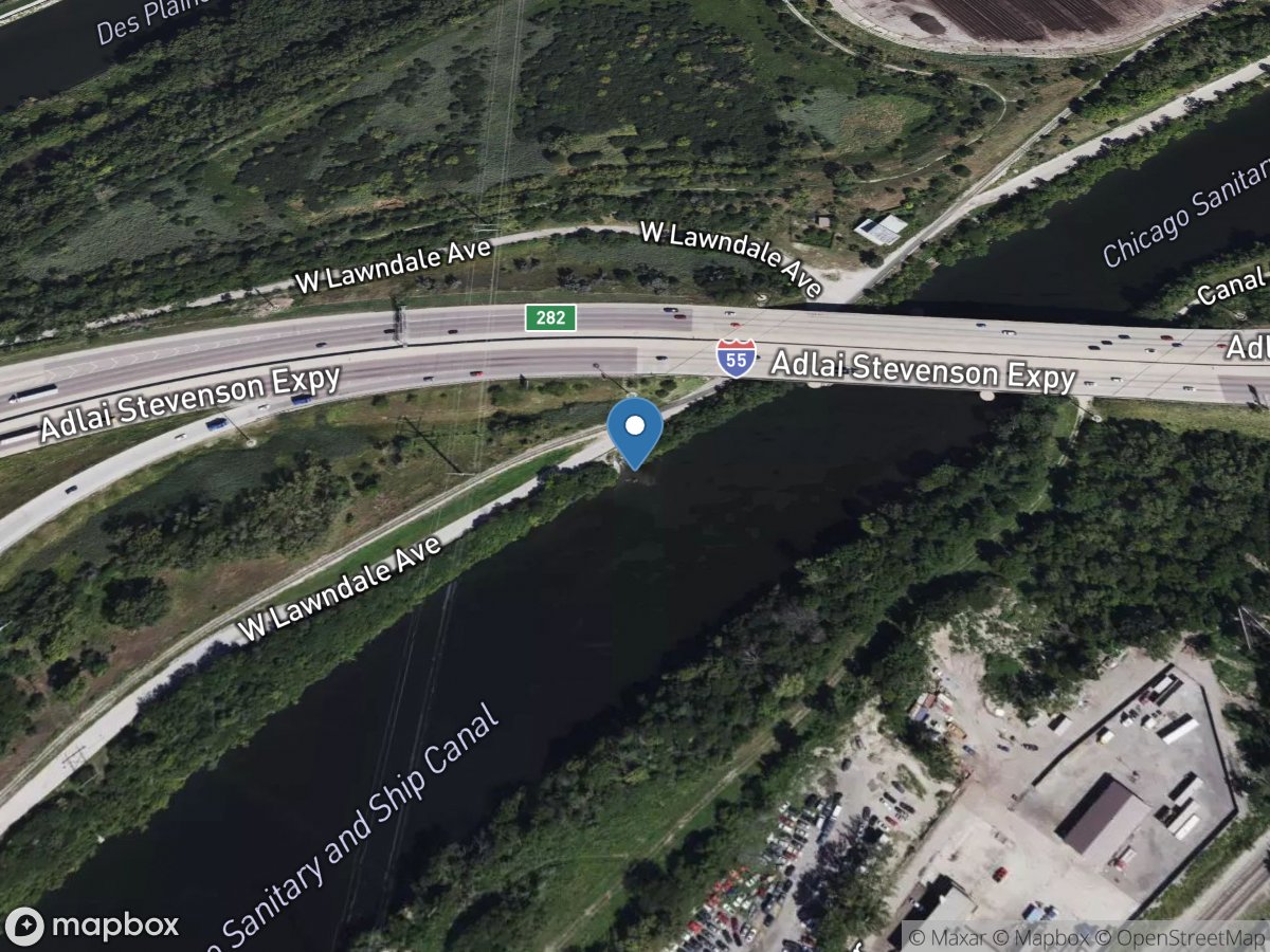 Summit Conduit Outfall at Summit, IL location