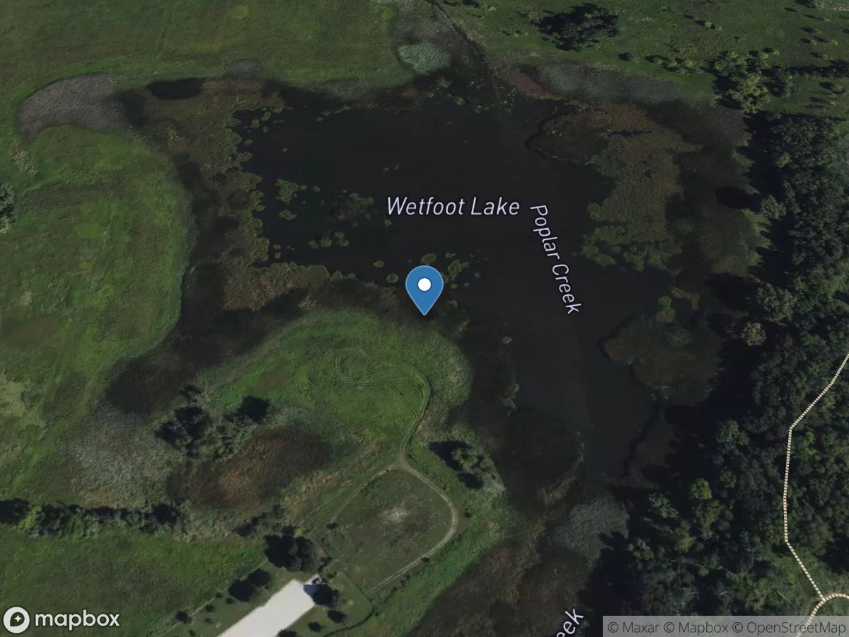 East Branch Poplar Creek at Hoffman Estates, IL location