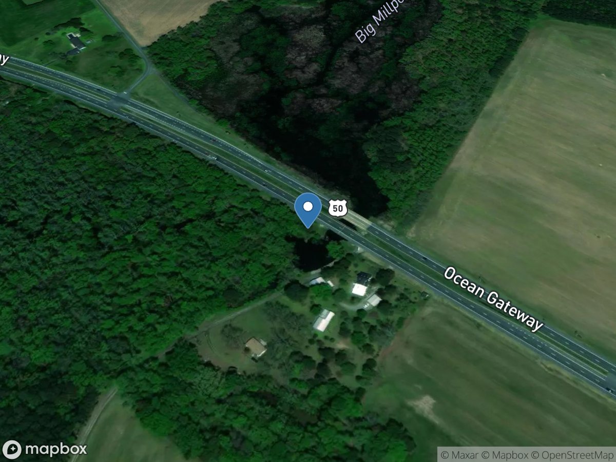 Chicamacomico River near Salem, MD location