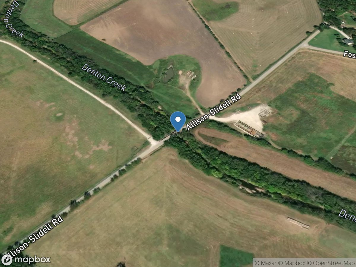 Denton Creek at Creek 2513 near Decatur, TX location