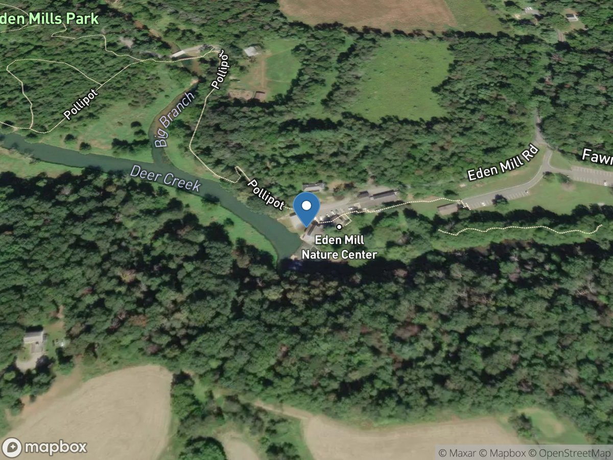 Deer Creek at Eden Mill DAM near Pylesville, MD location