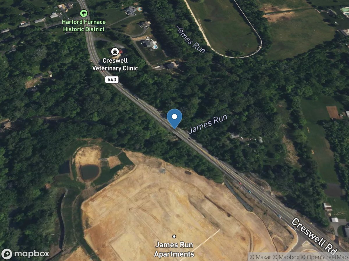 James Run near Belcamp, MD location