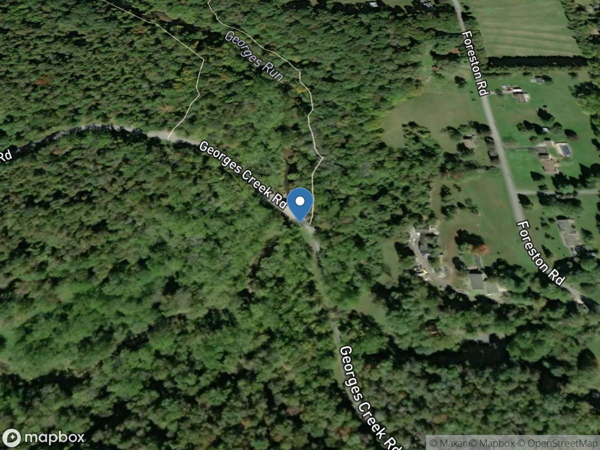 Georges Run near Beckleysville, MD location