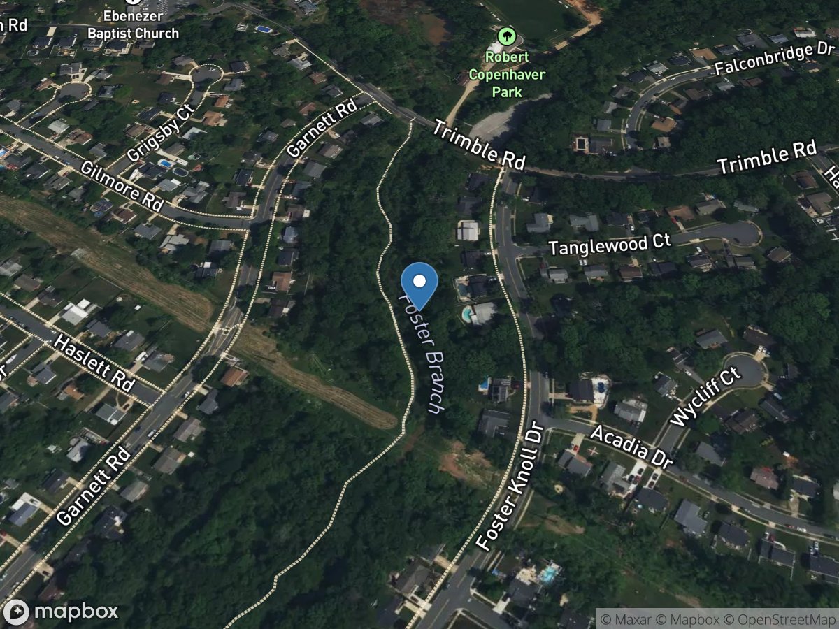 Foster Branch near Joppatowne, MD location