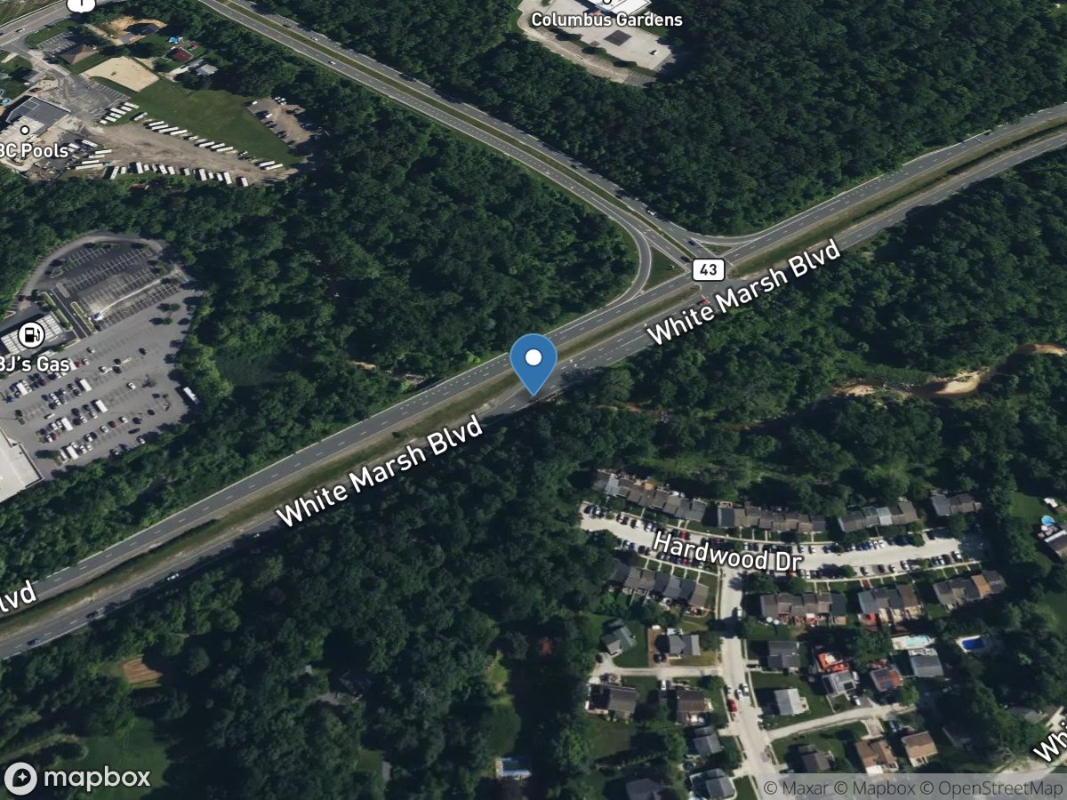 Whitemarsh Run near Fullerton, MD location