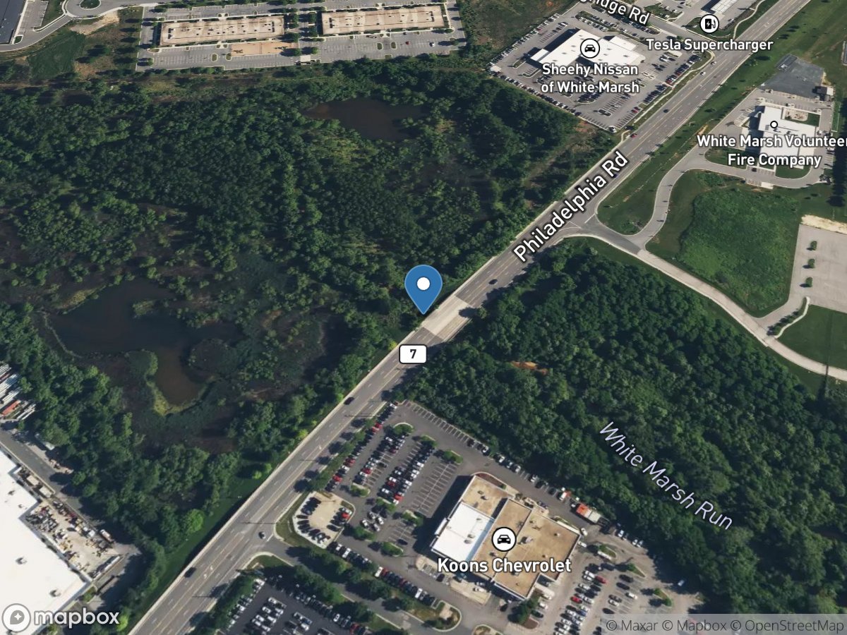 Whitemarsh Run at White Marsh, MD location