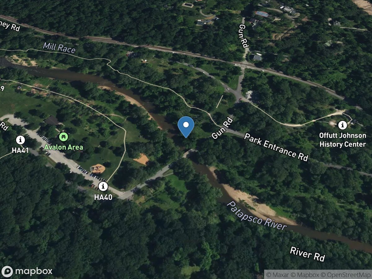 Patapsco River near Elkridge, MD location