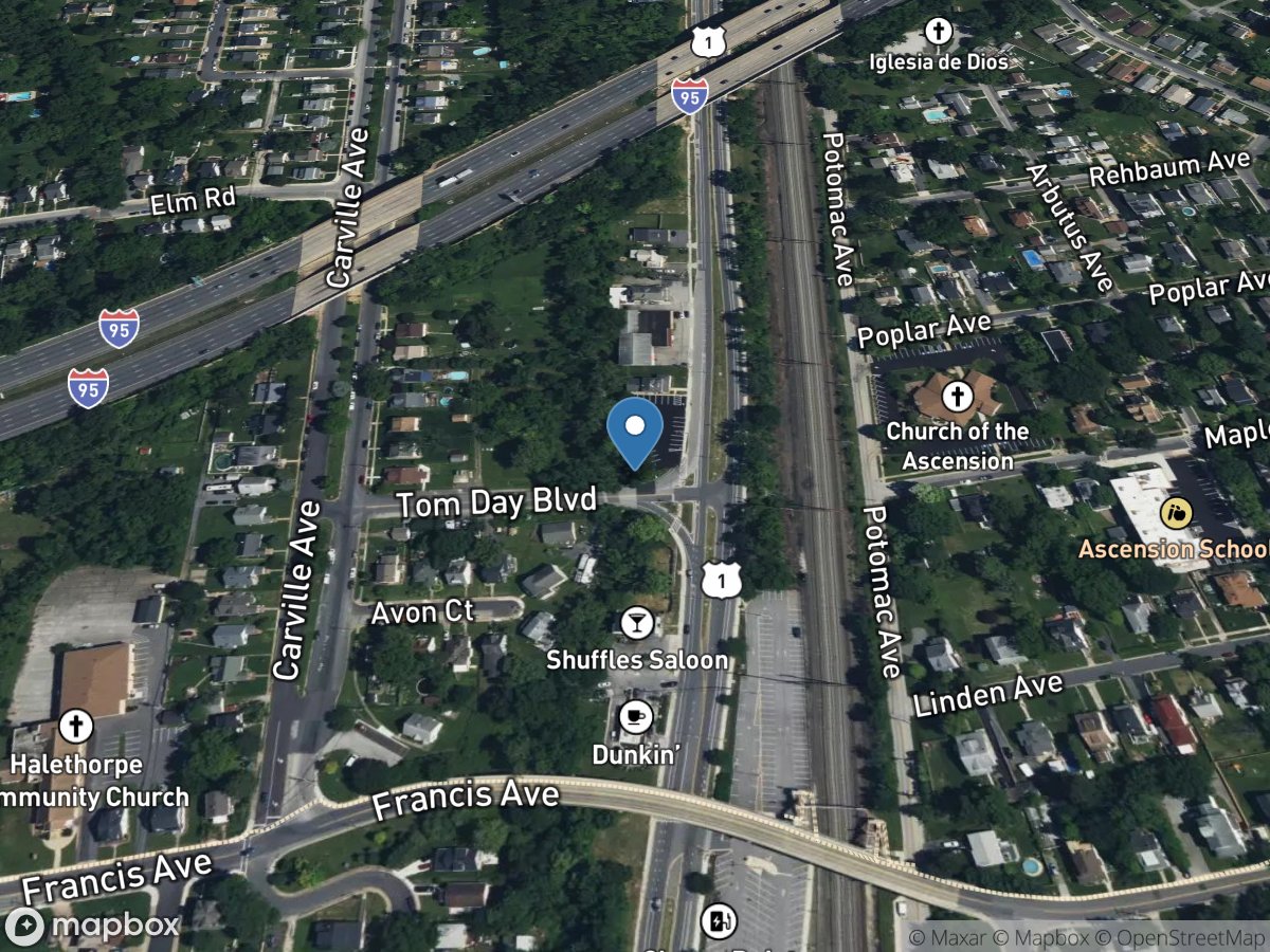 East Branch Herbert Run at Arbutus, MD location