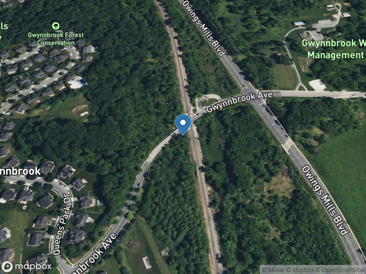 Gwynns Falls near Delight, MD location