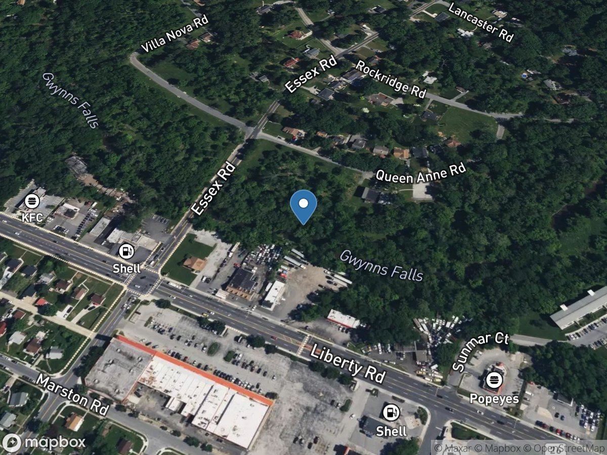 Gwynns Falls at Villa Nova, MD location