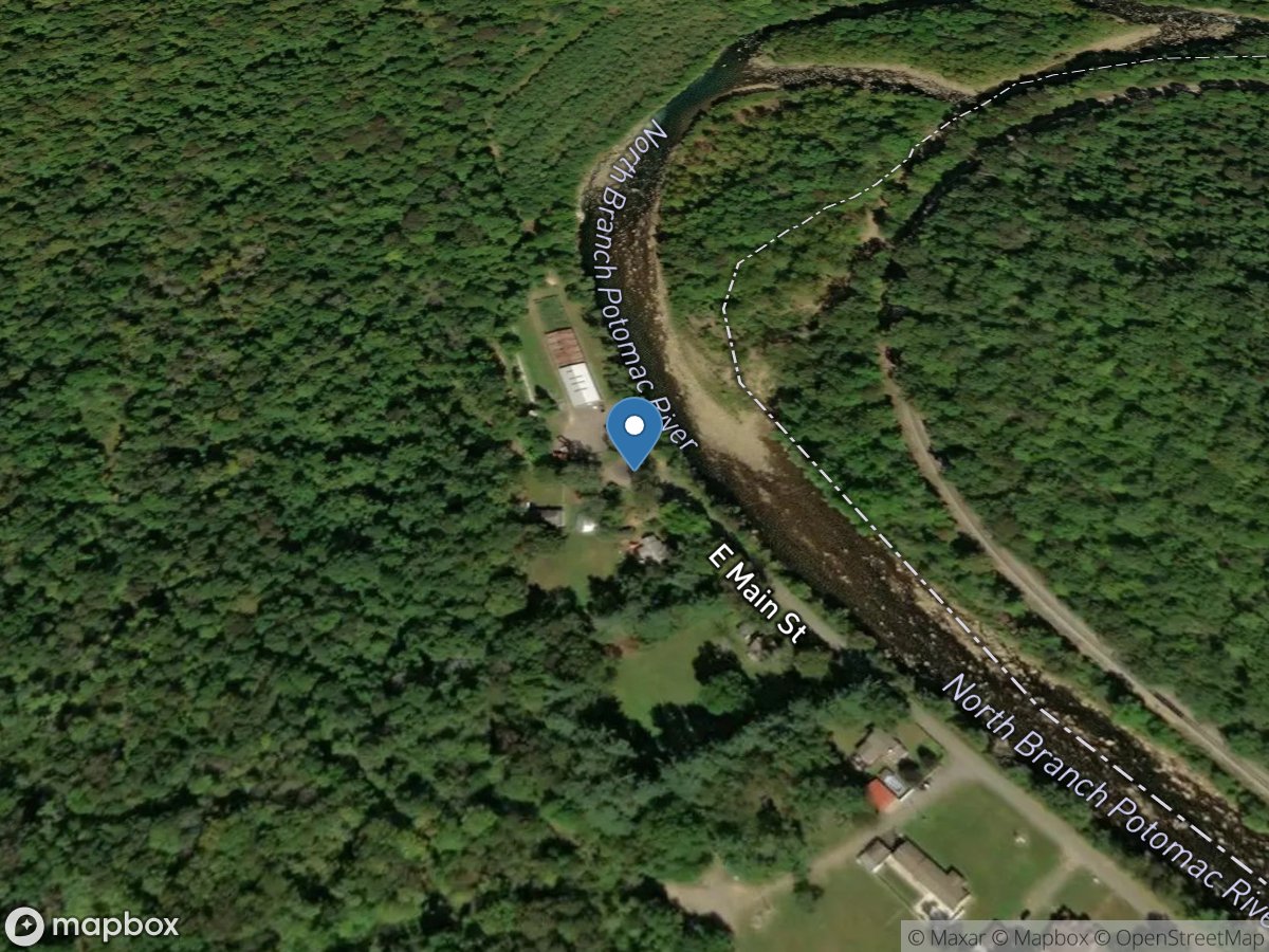 North Branch Potomac River at Kitzmiller, MD location