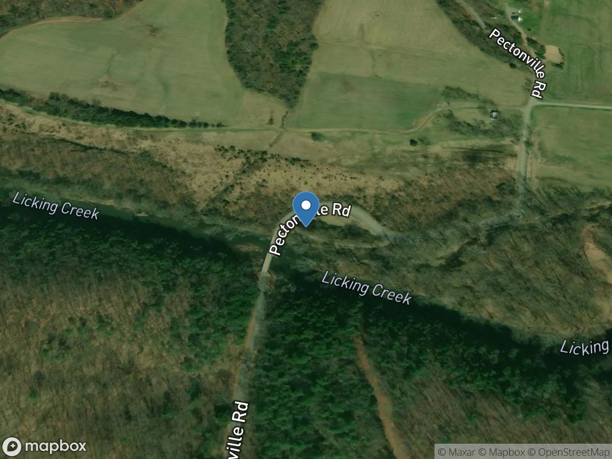 Licking Creek at Pectonville, MD location