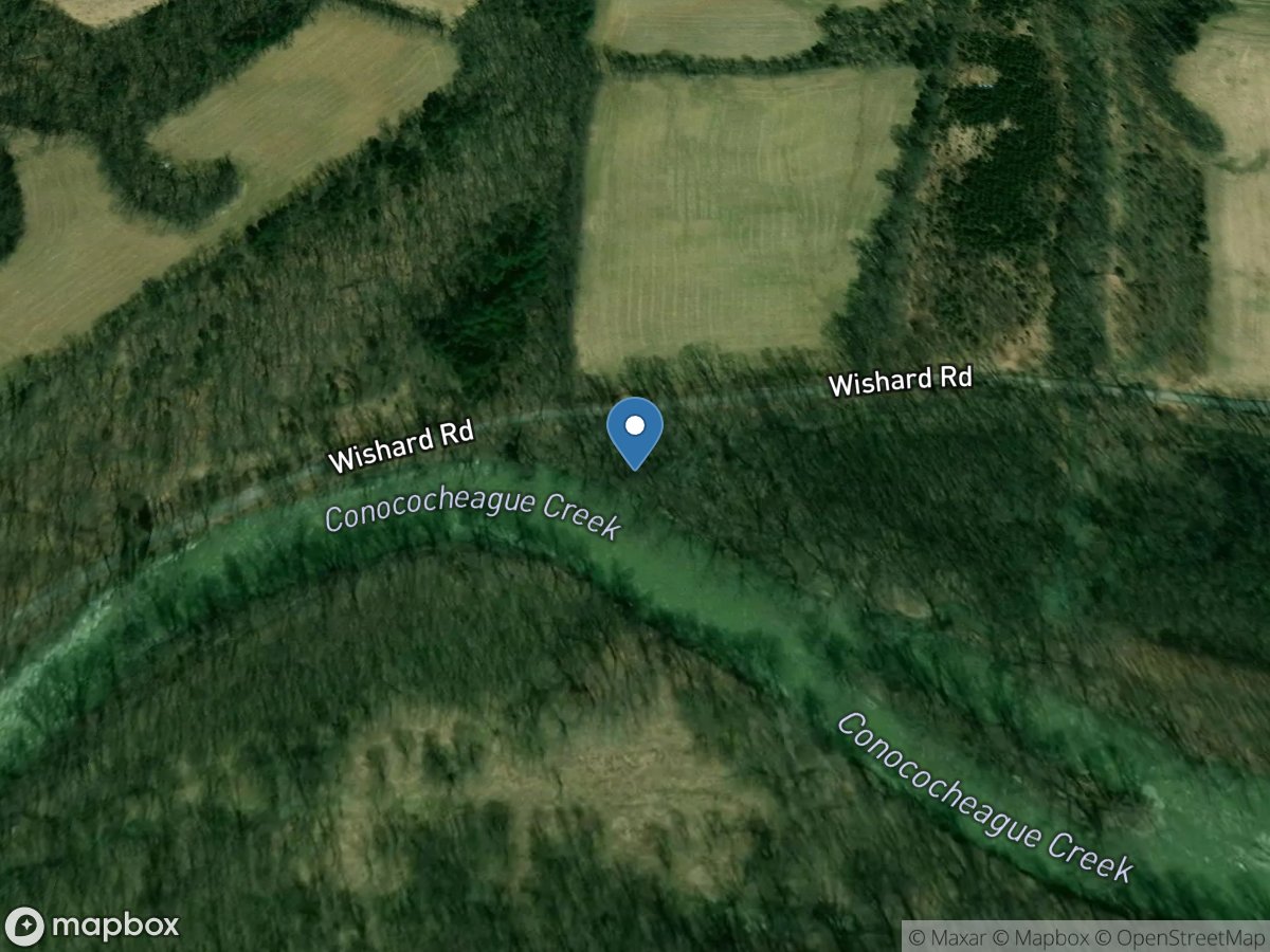 Conococheague Creek at Fairview, MD location