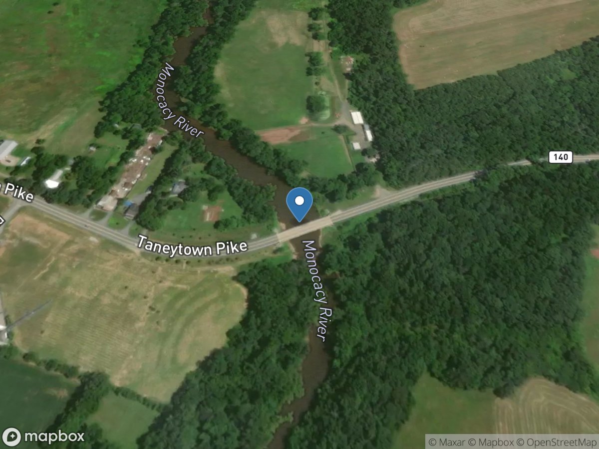 Monocacy River at Bridgeport, MD location