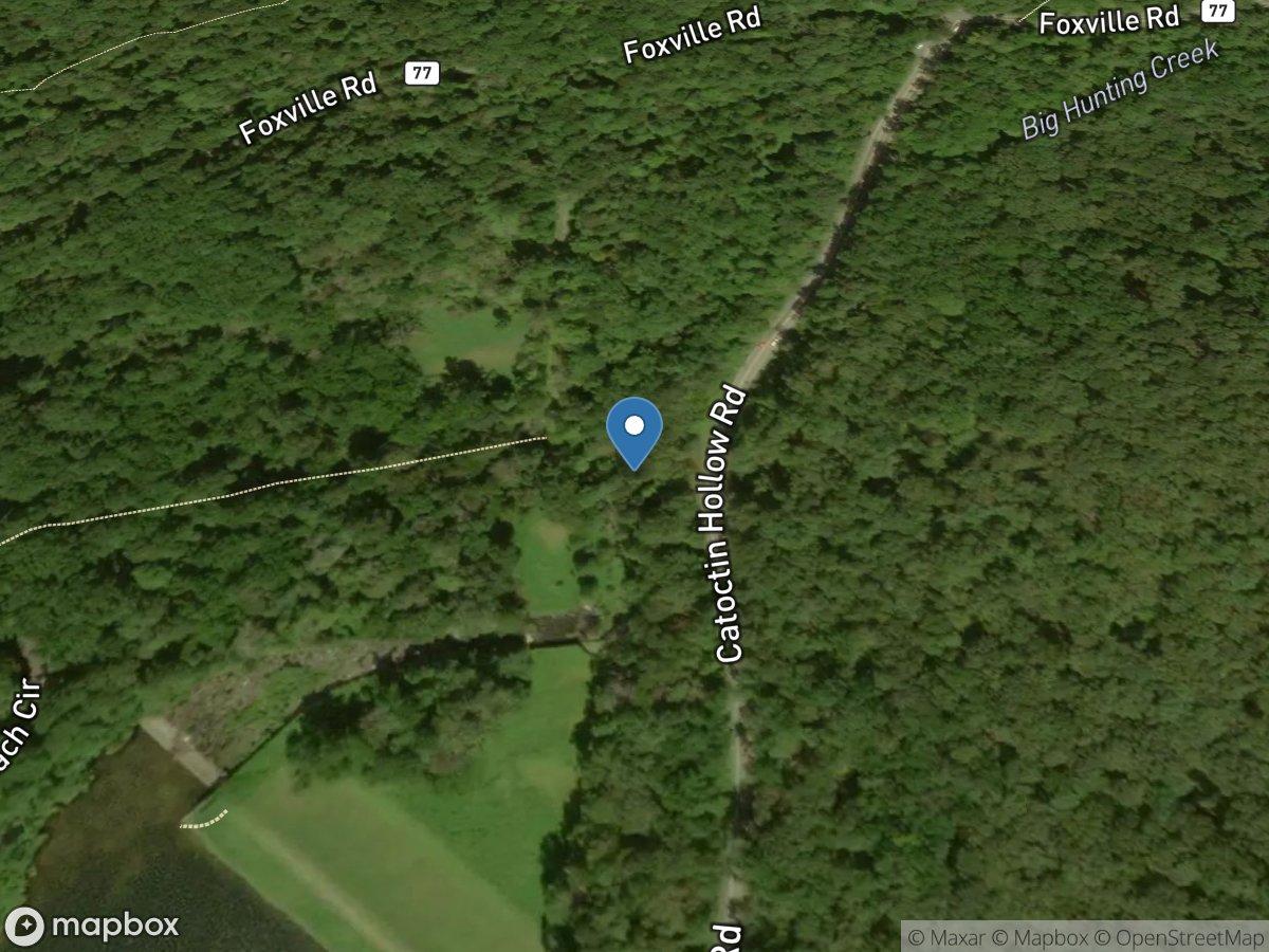 Big Hunting Creek near Thurmont, MD location