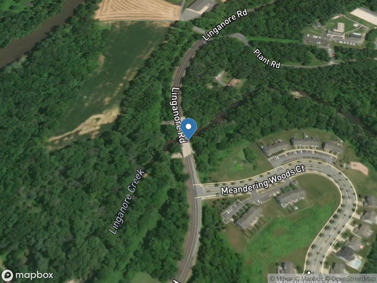 Linganore Creek at Linganore Road near Frederick, MD location