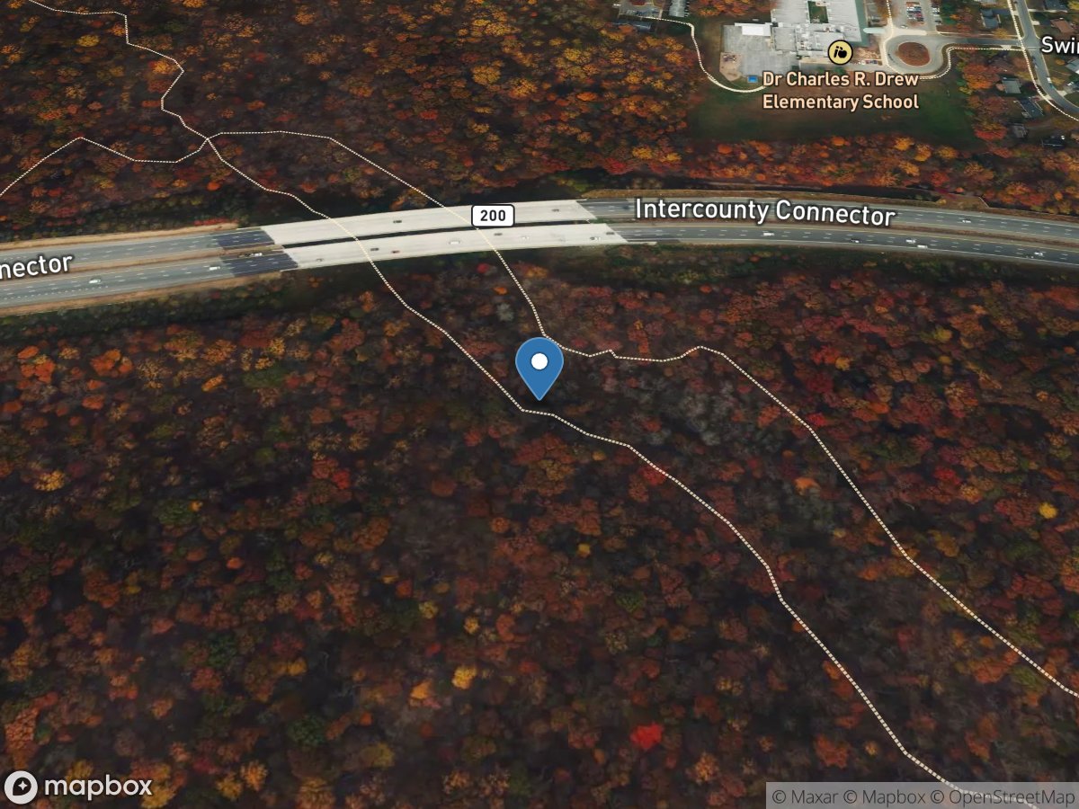 Paint Branch Tributary near Colesville, MD location