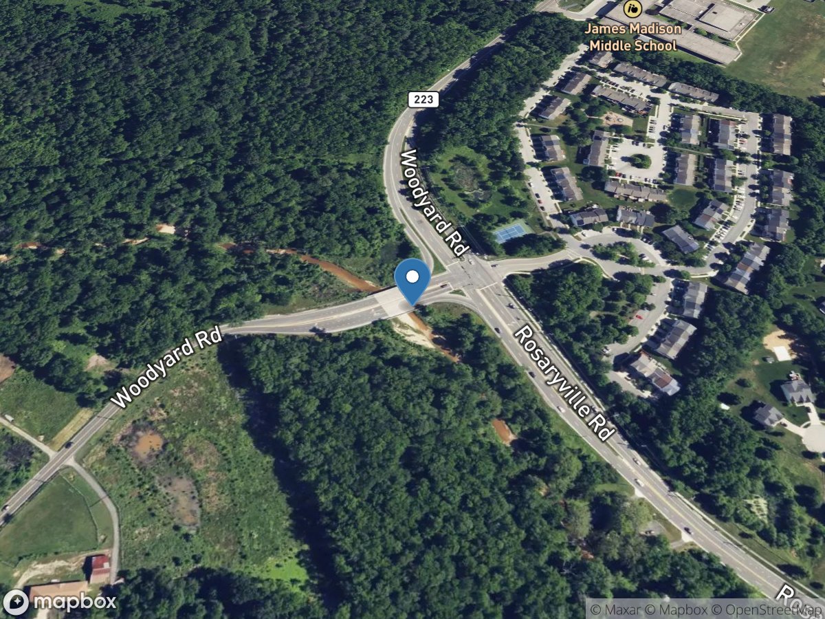 Piscataway Creek at Woodyard, MD location