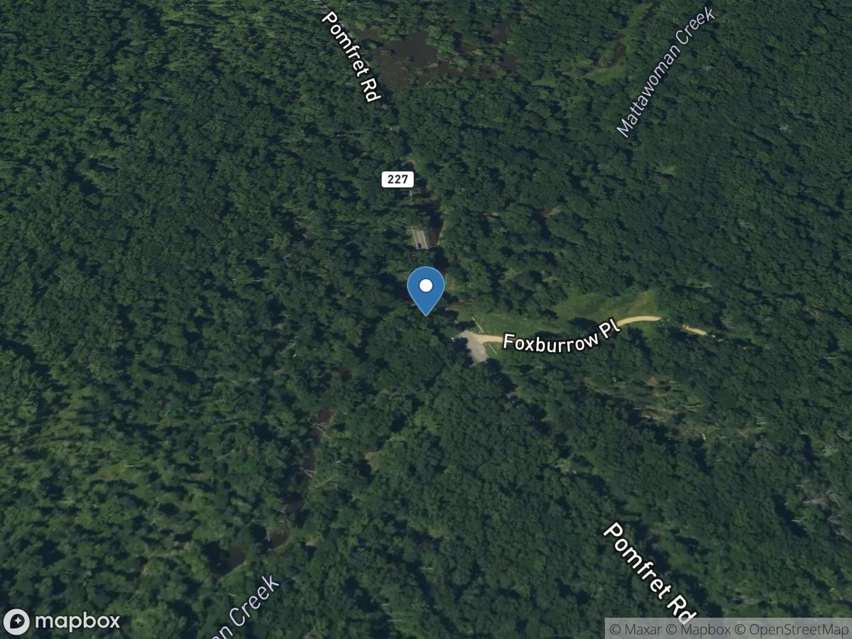 Mattawoman Creek near Pomonkey, MD location