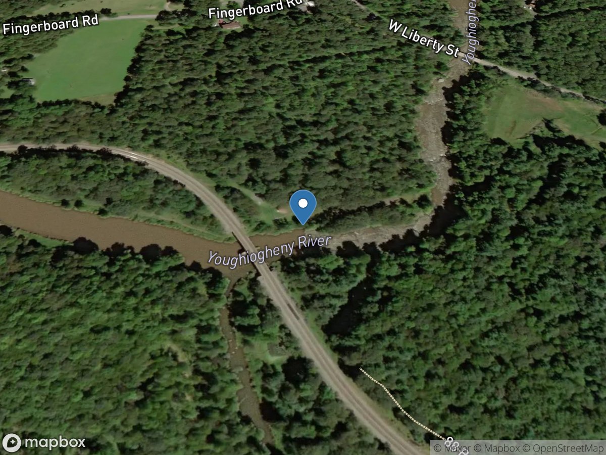 Youghiogheny River near Oakland, MD location