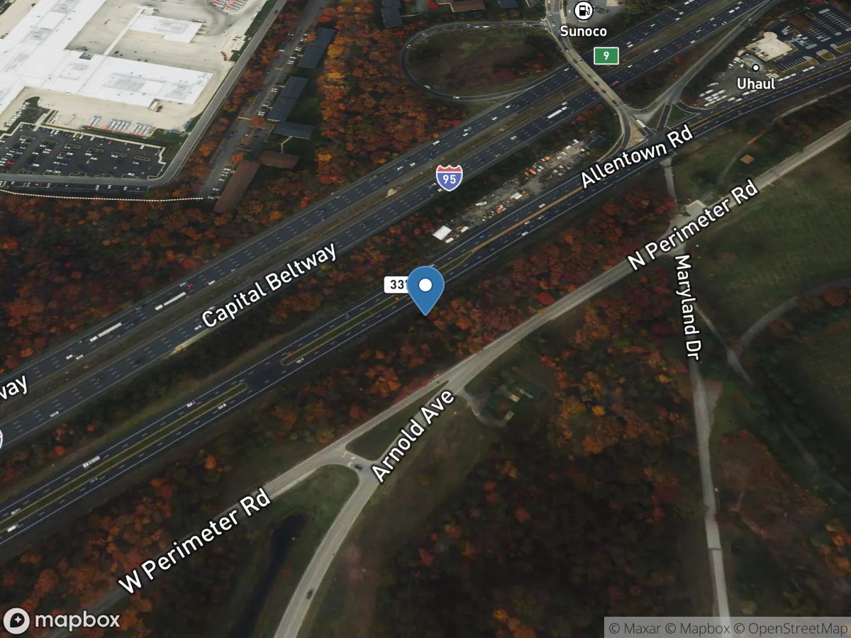 Henson Creek Tributary at Joint Base Andrews, MD location