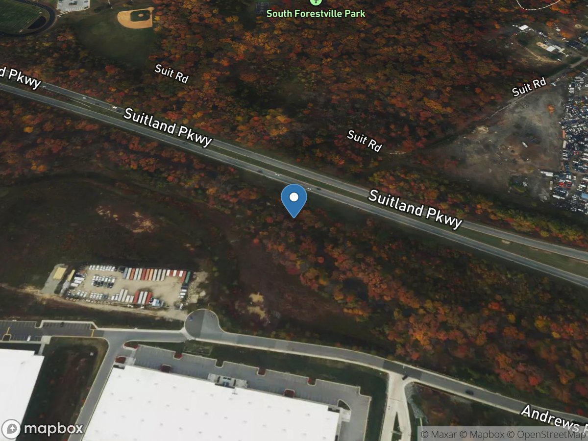 Henson Creek near Suitland Parkway at Morningside, MD location