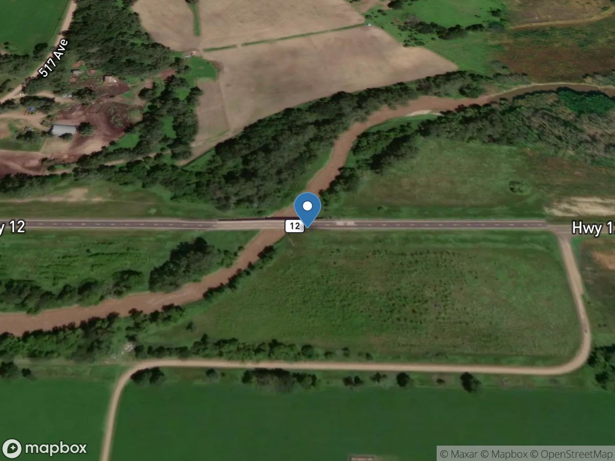 Ponca Creek at Verdel, Nebr. location