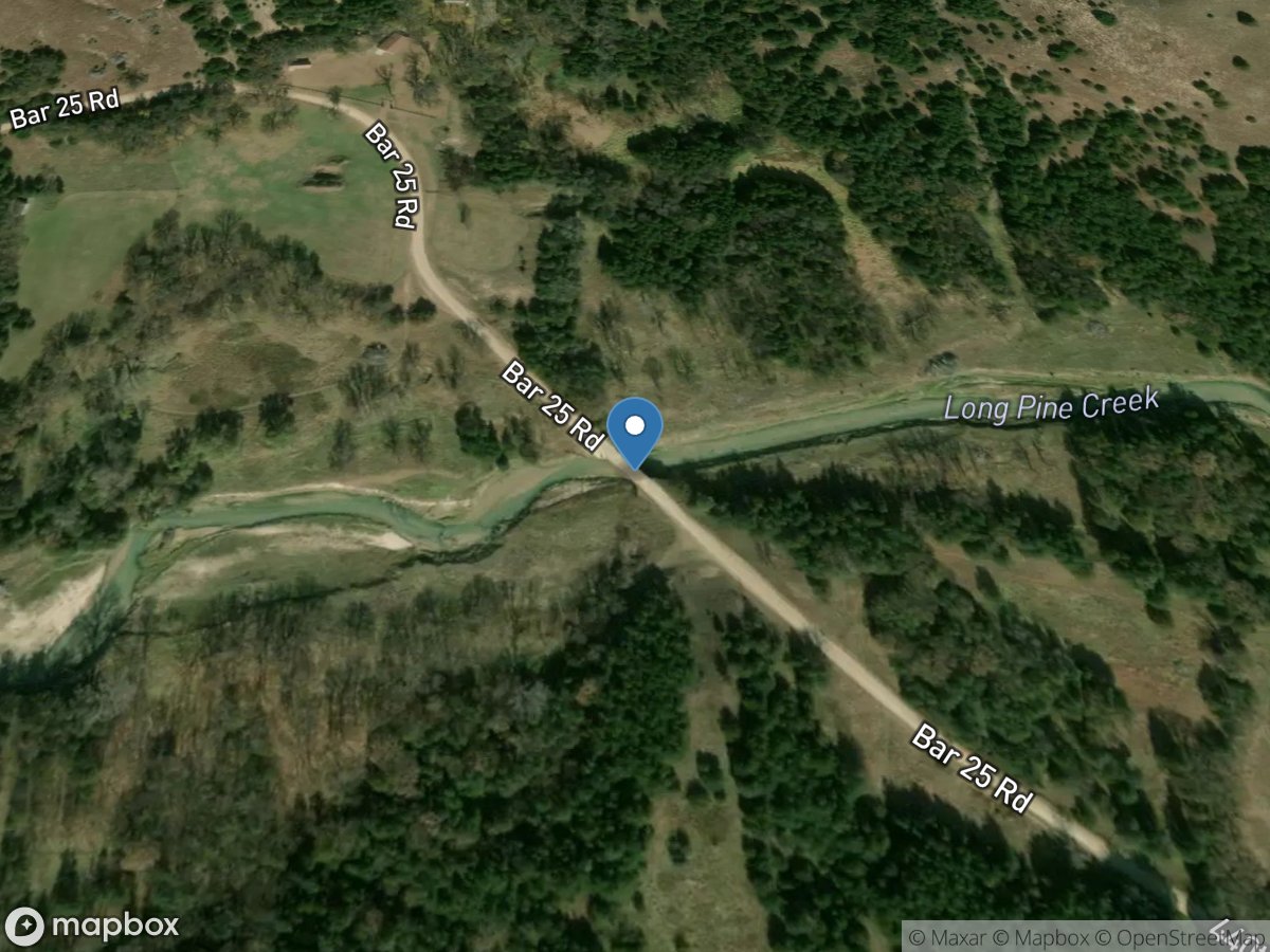 Long Pine Creek near Riverview, Nebr. location