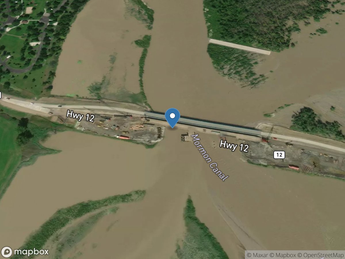 Niobrara River at Niobrara, Nebr. location