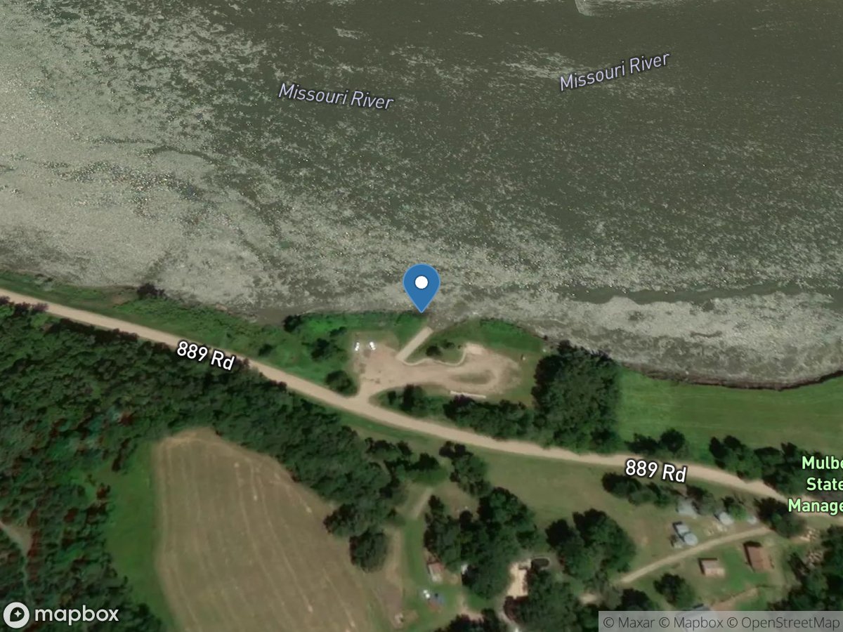 Missouri River near Maskell, Nebr. location