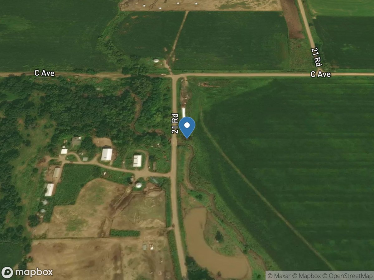 North Omaha Creek near Emerson, NE location