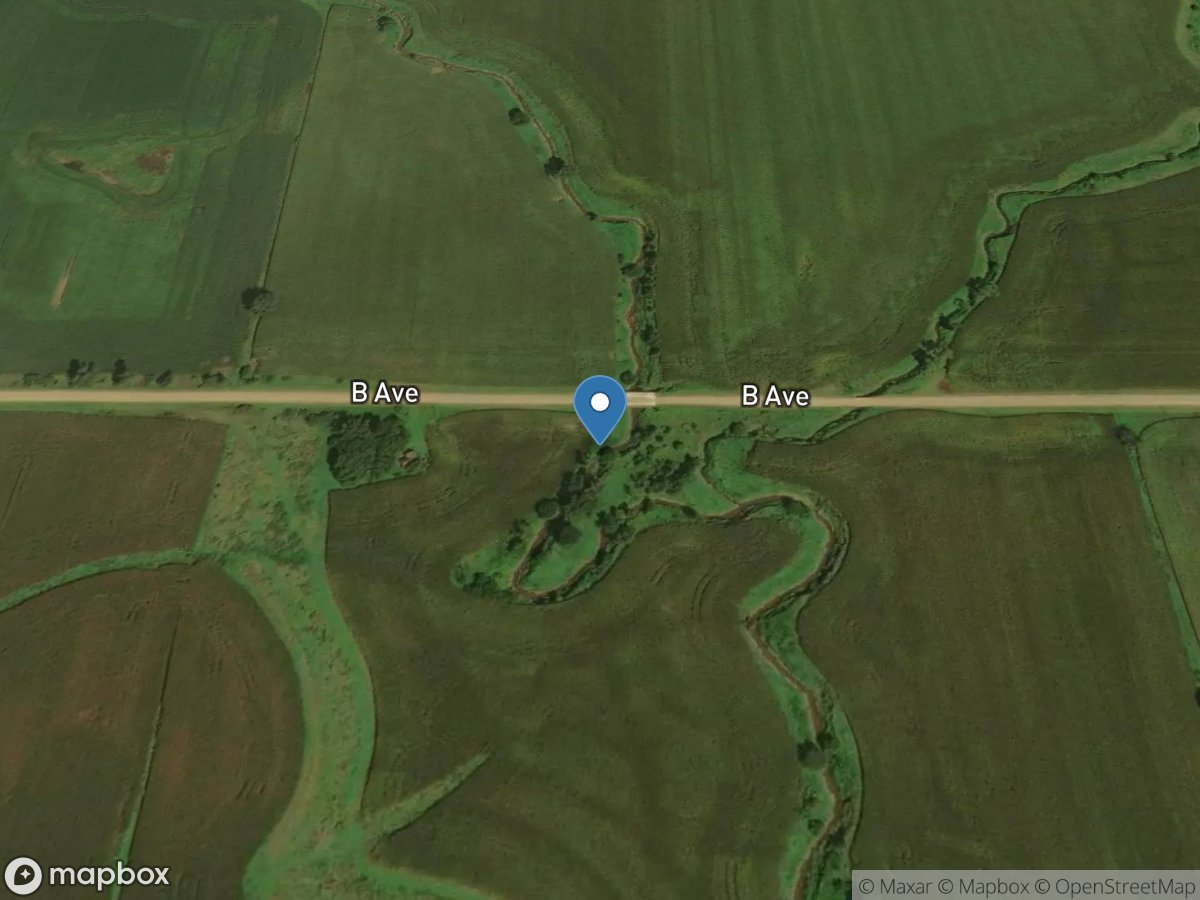 North Omaha Creek near Winnebago, Nebr. location