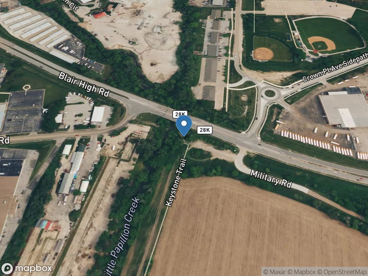 Little Papillion Creek at Irvington, Nebr. location