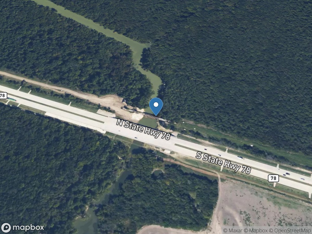 E Fork Trinity Rv near Lavon, TX location