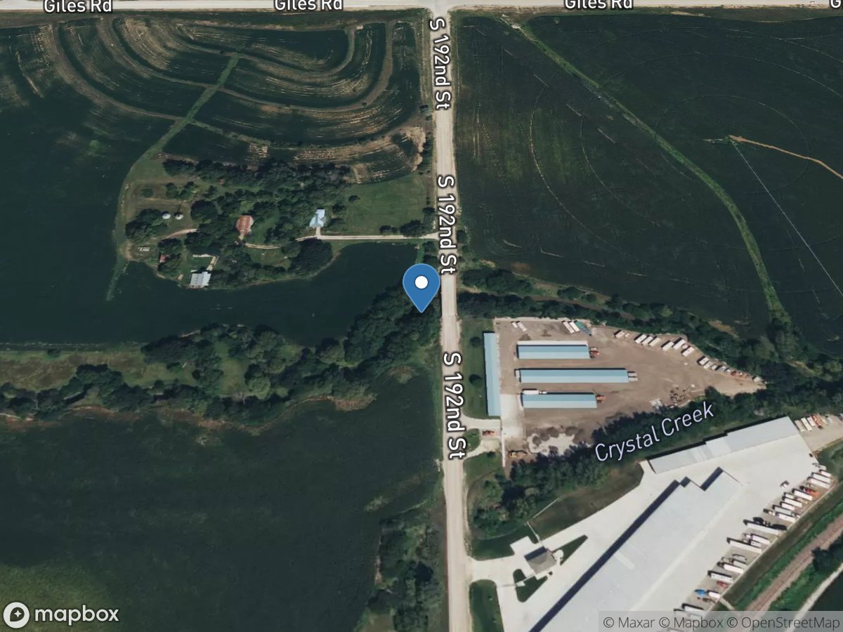 South Papillion Creek near Gretna, Nebr. location