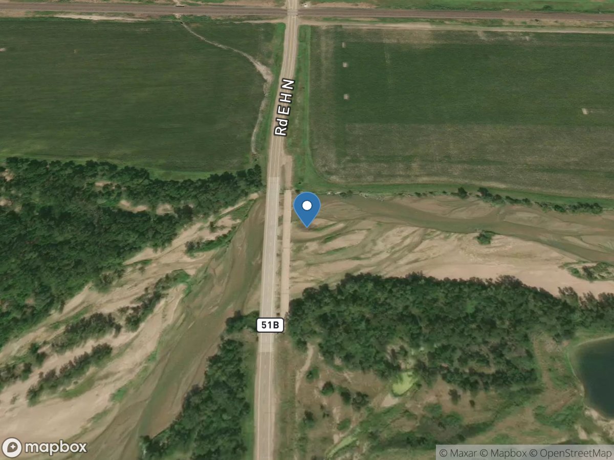 South Platte River at Roscoe, Nebr. location