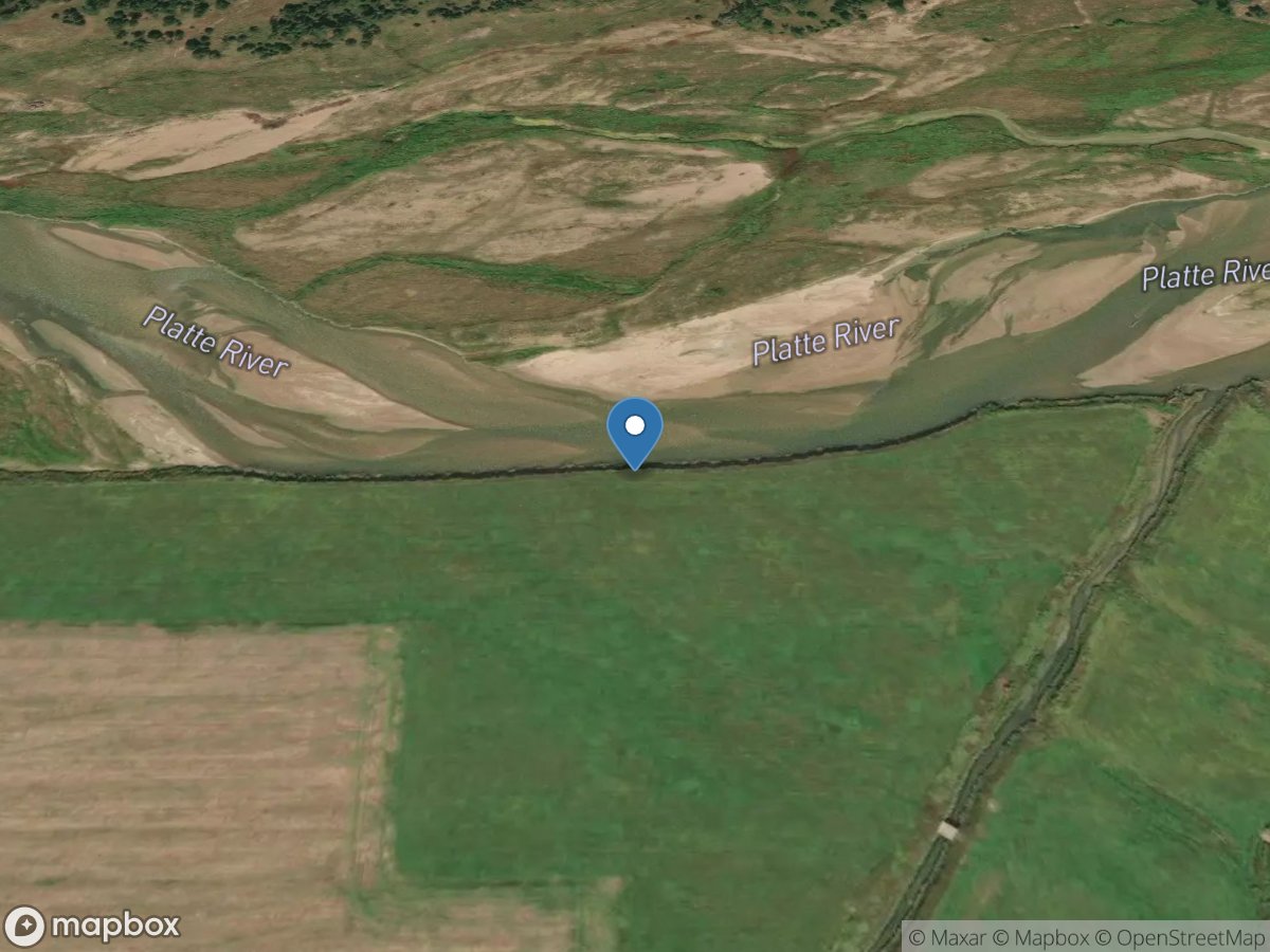 Platte R, J2 Outflow and South Ch, near Overton, Nebr. location