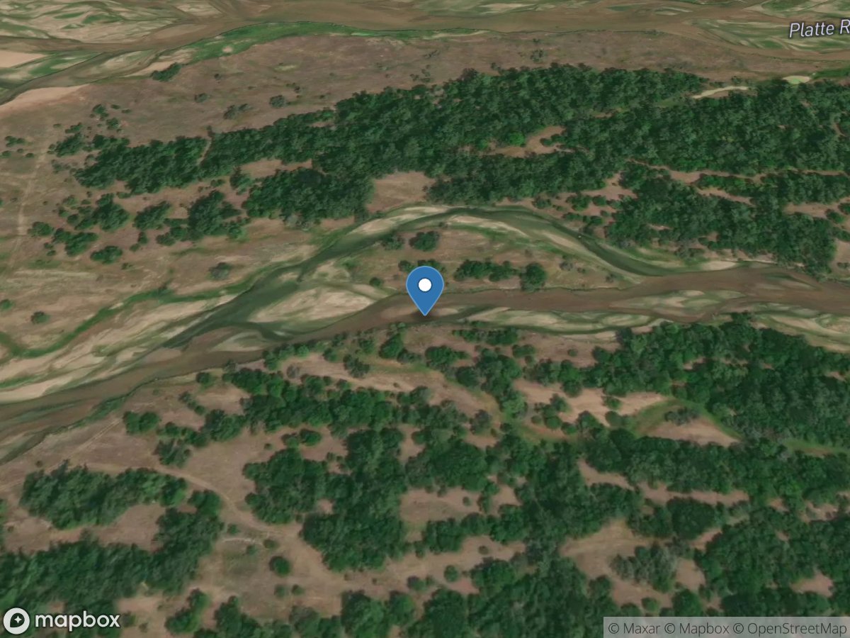 Platte R,So-Ch,Cottonwood Ranch near Overton, Nebr. location