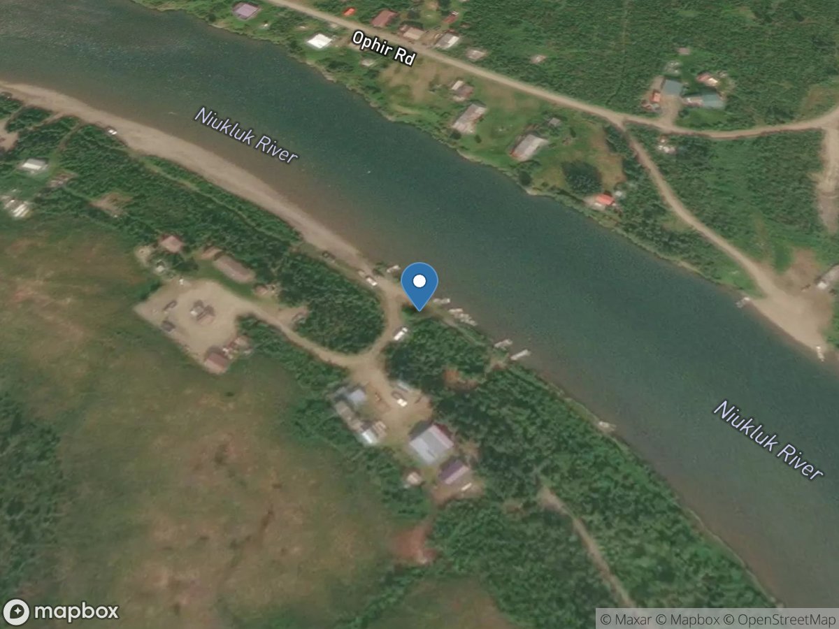 NIUKLUK River Above MELSING Creek At COUNCIL AK location