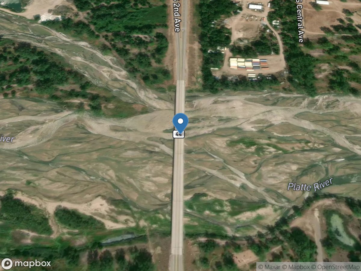 Platte River near Kearney, Nebr. location