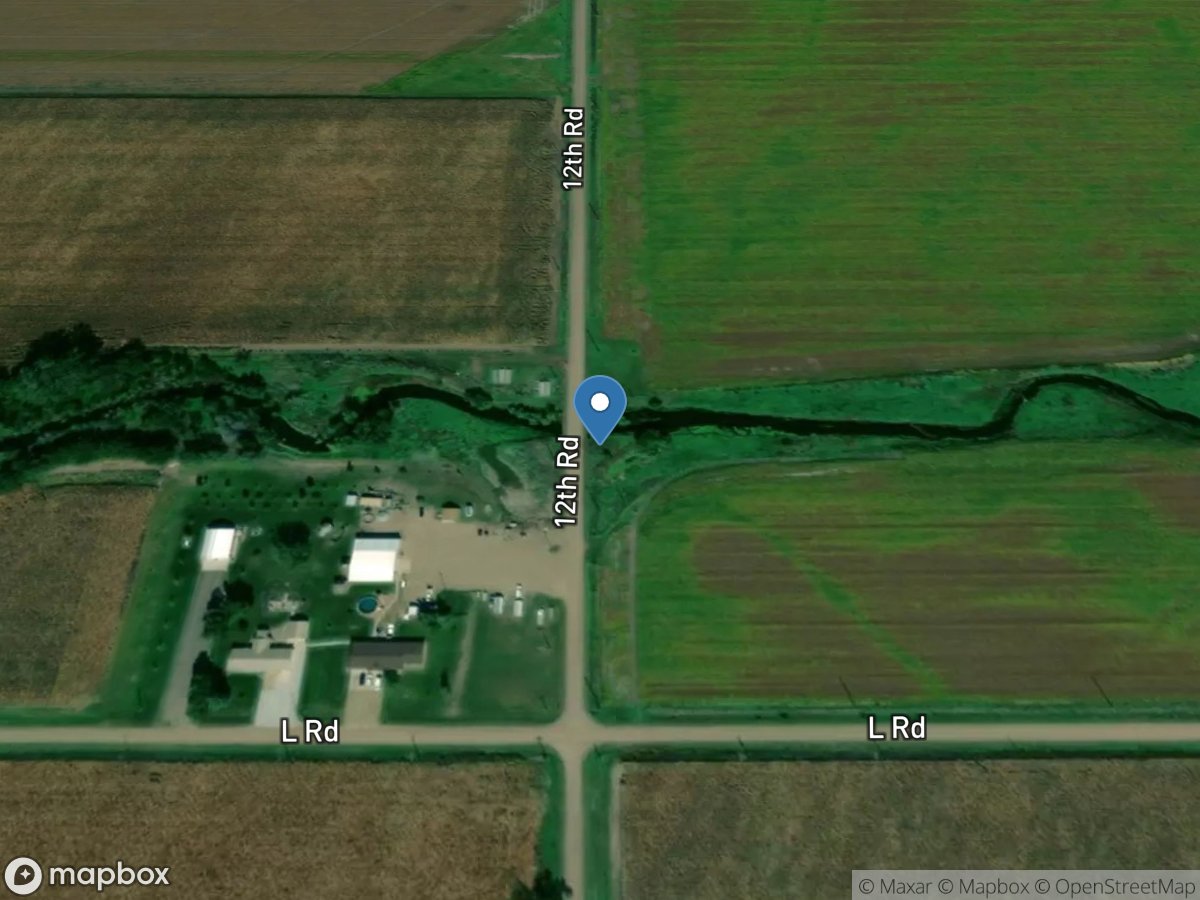 Warm Slough near Central City, Nebr. location