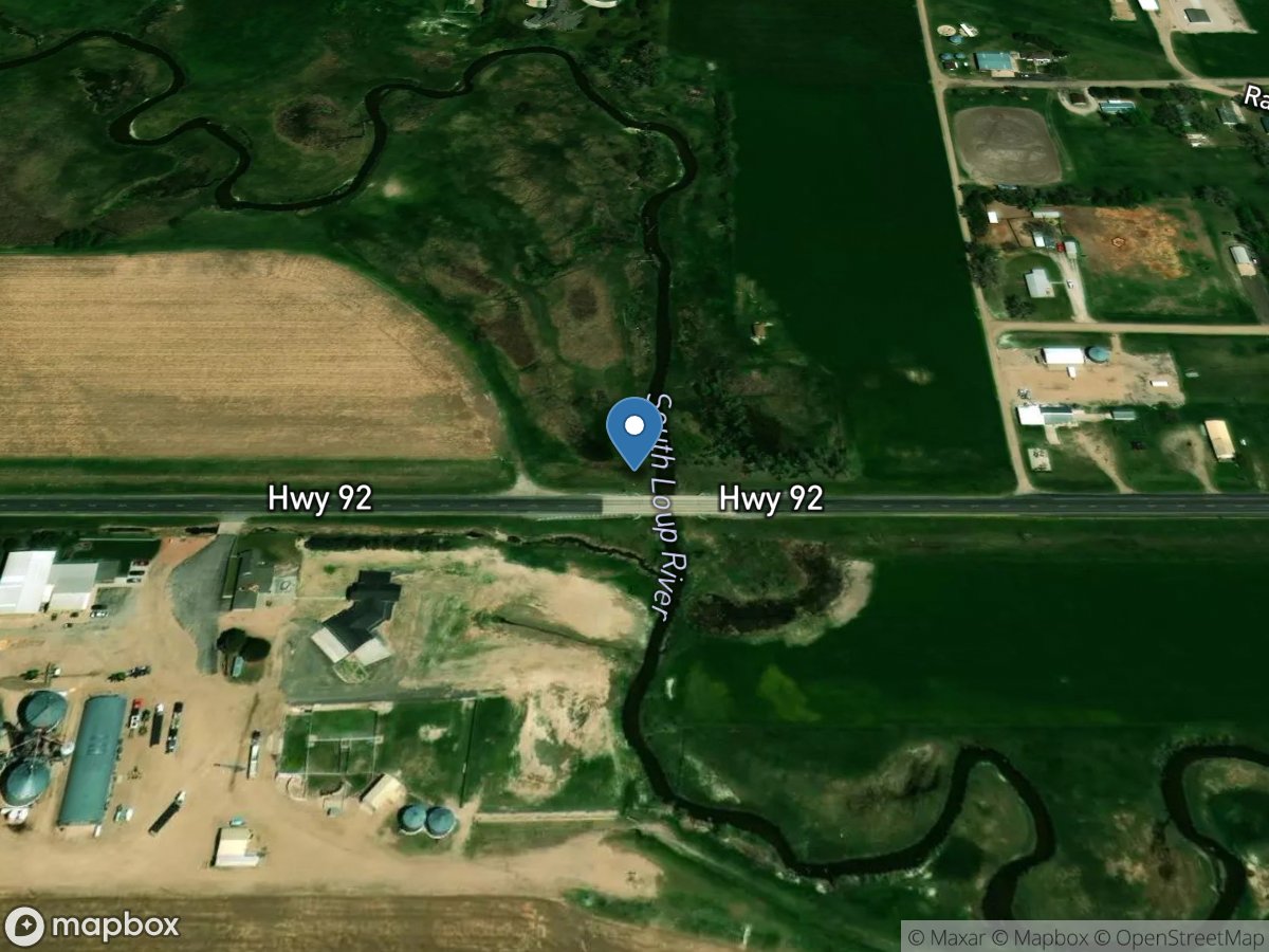 South Loup River at Arnold, Nebr. location