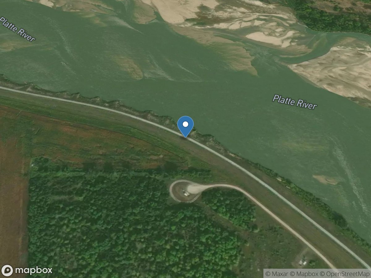 Platte River near Venice, Nebr. location