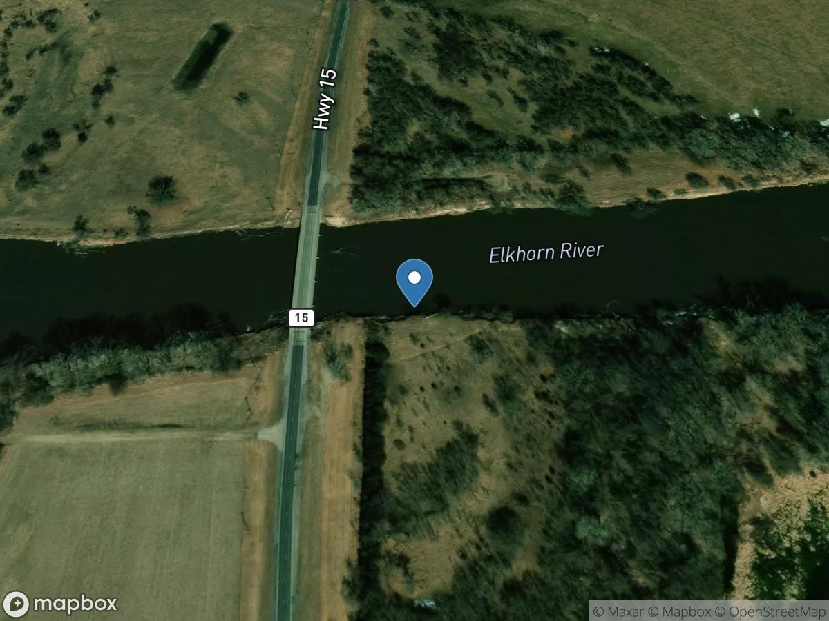 Elkhorn River at Pilger, Nebr. location