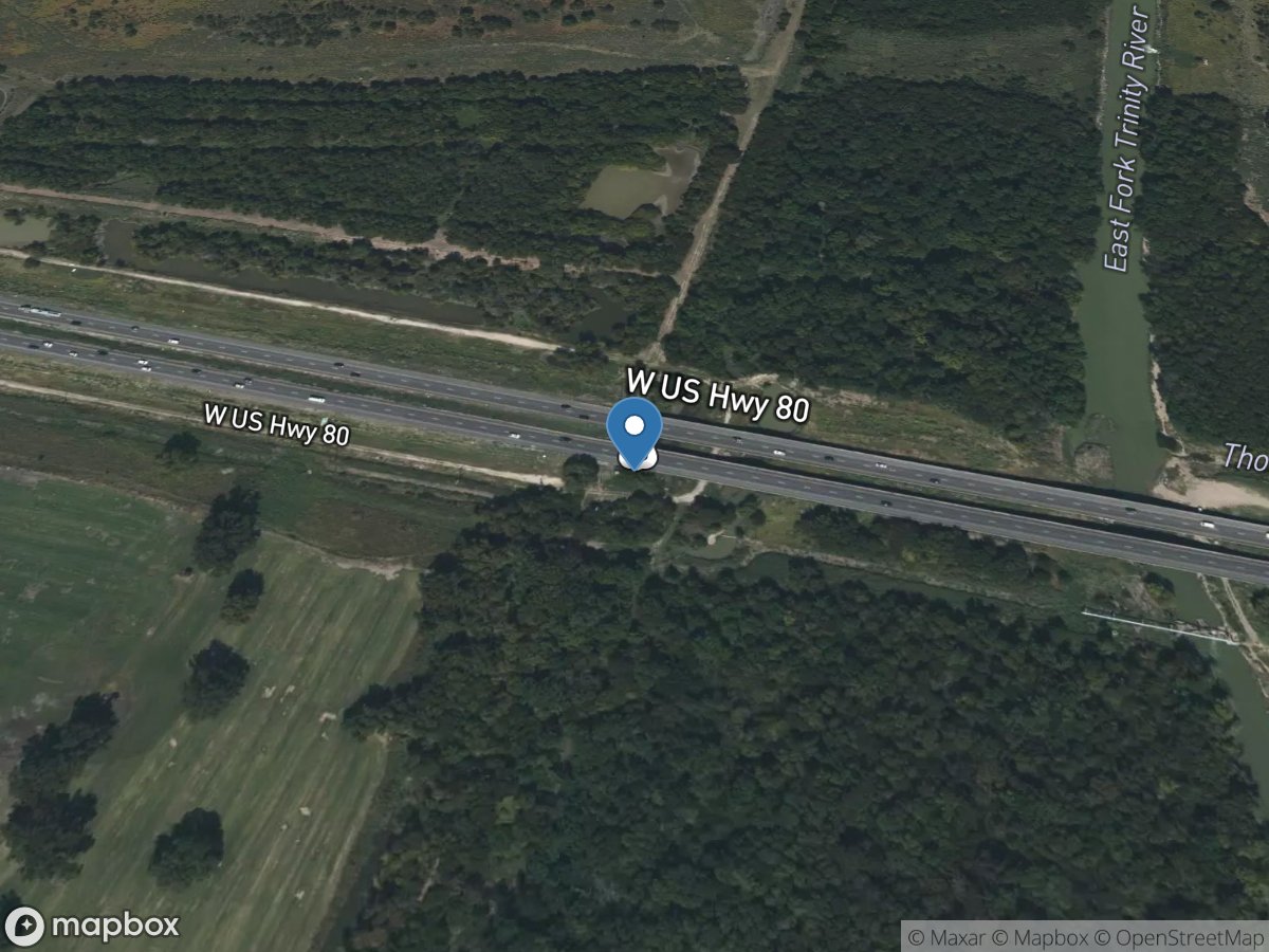 E Fork Trinity Rv near Forney, TX location