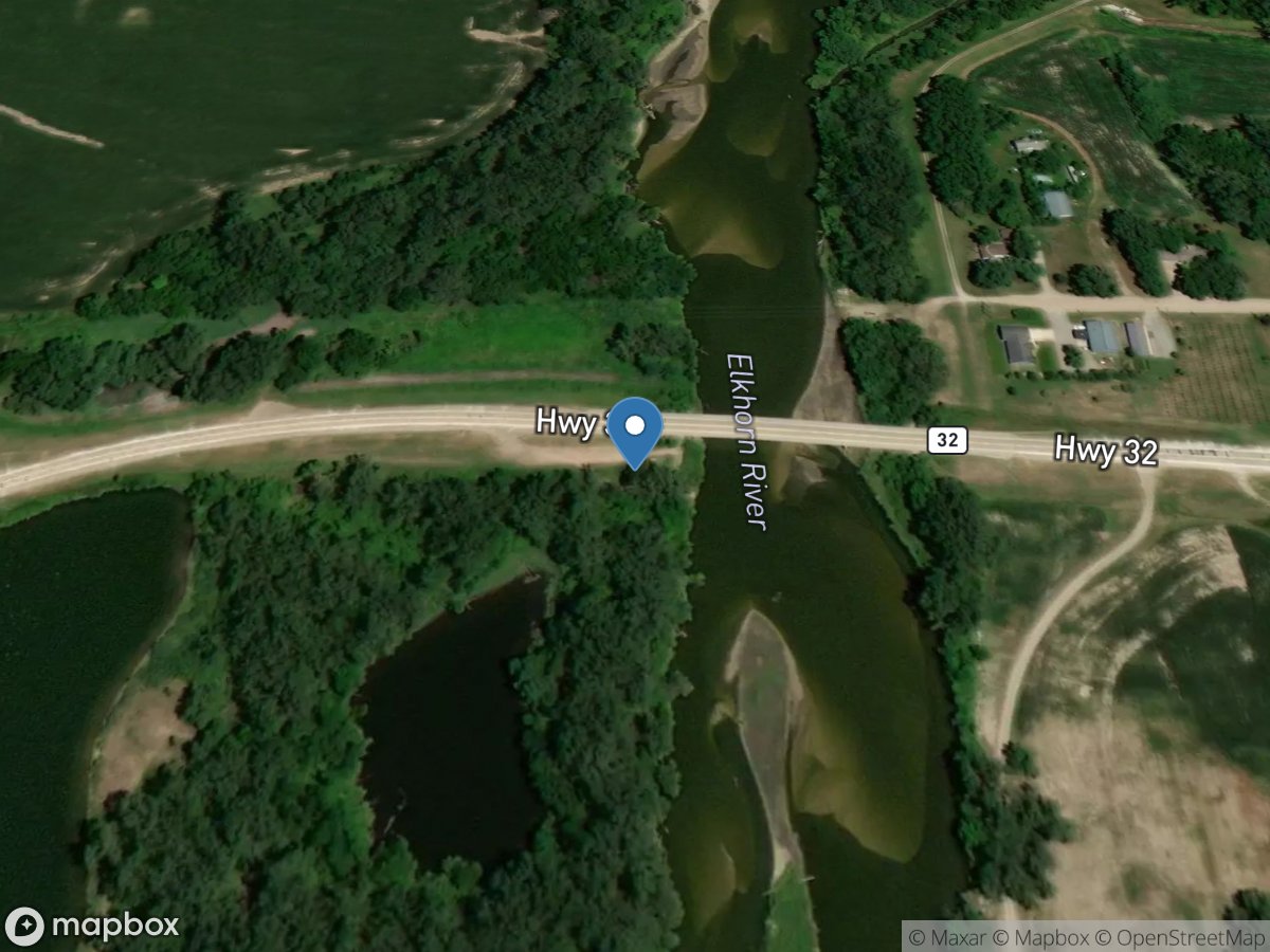 Elkhorn River at West Point, Nebr. location