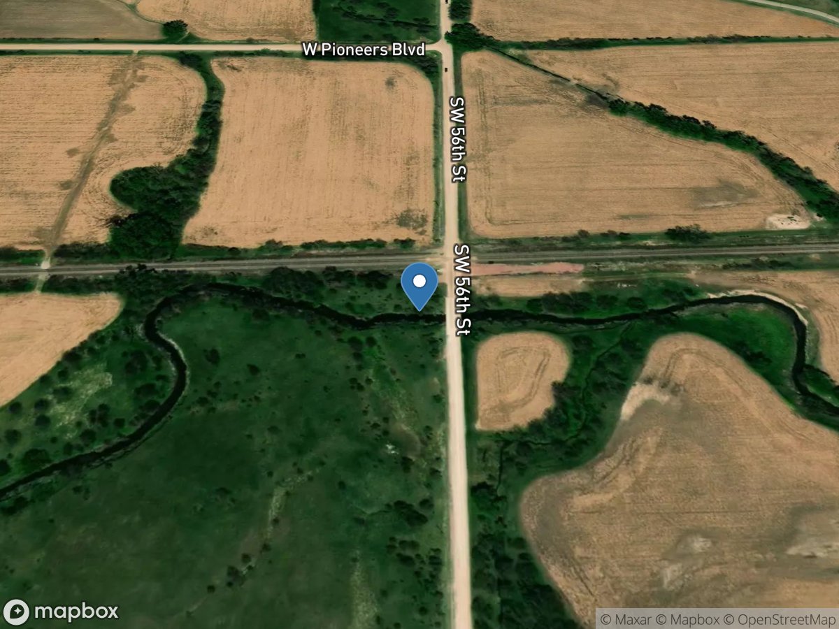 Haines Branch at Southwest 56th Street at Lincoln, Nebr. location